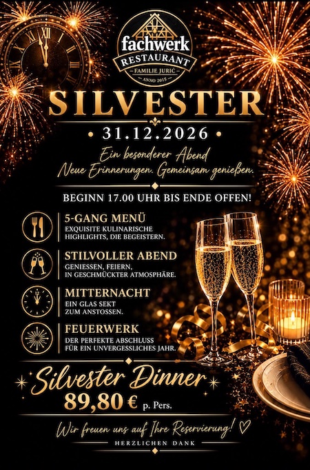 Sylvester feiern Neujahr in Bergisch-Neukirchen Leverkusen