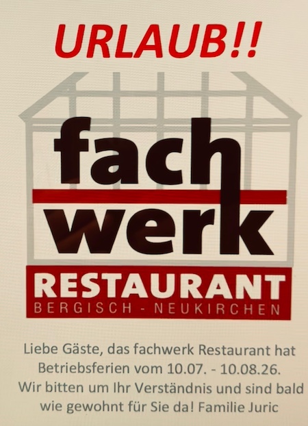 Urlaub Fachwerk Bergisch-Neukirchen Leverkusen